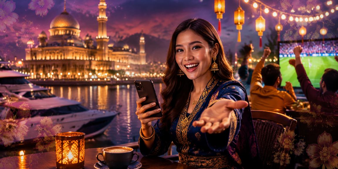 Pemain menikmati kasino mudah alih di Putrajaya melalui telefon pintar lot10